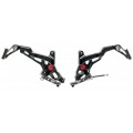 CNC Racing TOURING Adjustable Rearsets for Ducati Monster 1200 and 821