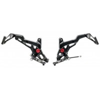 CNC Racing TOURING Adjustable Rearsets for Ducati Monster 1200 and 821