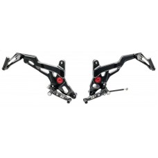CNC Racing TOURING Adjustable Rearsets for Ducati Monster 1200 and 821