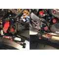 CNC Racing Adjustable Rearsets for Ducati Monster 1200R,  2017+ 1200 / S, 2018+ 821, and 2017+ Supersport /S