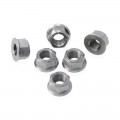 CNC Racing Titanium Flange Nuts or Sprocket Nuts for Ducati's (set of 6) M10x1.0 CNC Racing Titanium Flange Nuts or Sprocket Nuts for Ducati's (set of 6) M10x1.0