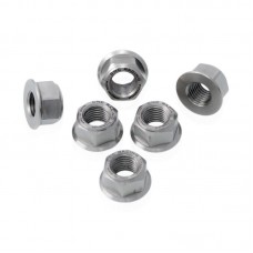 CNC Racing Titanium Flange Nuts or Sprocket Nuts for Ducati's (set of 6) M10x1.0