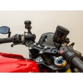 Woodcraft Ducati Monster 821 (15-17) / 1200 /S (14-16) Clipon Riser Adapter Plate With Bars Woodcraft Ducati Monster 821 (15-17) / 1200 /S (14-16) Clipon Riser Adapter Plate With Bars