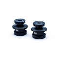 CNC Racing Rear Wheel Axle Nut set with Rear Stand Support for Ducati Scrambler, Monster 937/797/795/696/695/400, and ST3