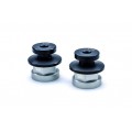 CNC Racing Rear Wheel Axle Nut set with Rear Stand Support for Ducati Scrambler, Monster 937/797/795/696/695/400, and ST3