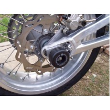 R&G Racing Rear Axle Swingarm Protectors for Aprilia SXV 450/550 '06  SL750 Shiver '07-'16  Dorsoduro 750 '09-'15 & Dorsoduro 1200 '11-'14