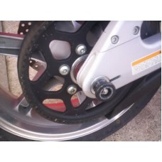 R&G Racing Rear Axle Sliders / Protectors for Buell XB12 R / S '03-'05  XB9S  XB9R '03-'05 Spool Style