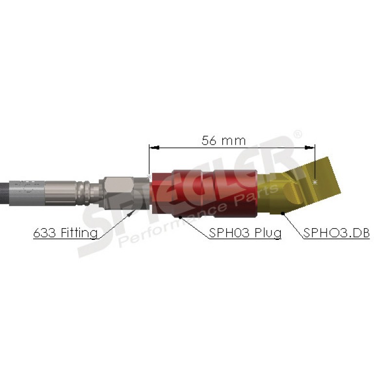 Staubli Dry Brake Quick Disconnect Socket with Banjo Fitting