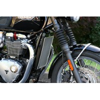 Cox Racing Radiator Guard for the Triumph Bonneville T120 Cox Racing Radiator Guard for the Triumph Bonneville T120