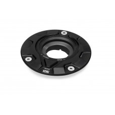 CNC Racing 'GEAR' Aluminum Gas Cap Flange for MV 3 cylinder Models, Aprilia, Moto Guzzi, and Triumph