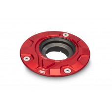 CNC Racing 'GEAR' Aluminum Gas Cap Flange for Older Ducati's  MV's and Yamaha Models