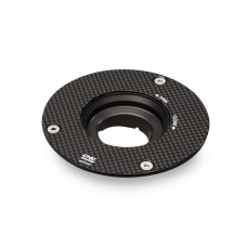 CNC Racing Carbon Fiber Gas Cap Flange for newer Ducati's  MV's and Aprilia's
