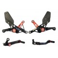 Gilles MUE2 Rearsets for the MV Agusta Brutale 675 / 800 (up to 2016)