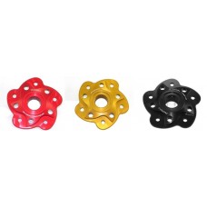 DBK Special Parts (Ducabike) Solid Color 5 Hole Rear Sprocket Hub Flange Carrier for the Ducati 749/916/996/998  Monster 796/1100/S2R/S4R/S4RS  Hypermotard 796/1100/821/939  and Multistrada 1000/1100