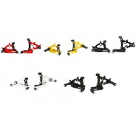 DBK Special Parts (Ducabike) Type 2 Adjustable Rearsets for the Ducati Panigale 1299 Panigale 1199 Superleggera Panigale 959 and Panigale 899 DBK Special Parts (Ducabike) Type 2 Adjustable Rearsets for the Ducati Panigale 1299 Panigale 1199 Superleggera Panigale 959 and Panigale 899