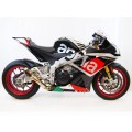 Competition Werkes GP Race Slip On High Exit Exhaust for the Aprilia RSV4 (15-16)