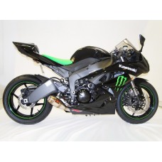 Competition Werkes GP Slip On Exhaust for the Kawasaki  ZX-6R  (09-12)