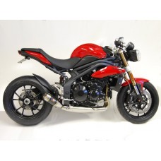 Competition Werkes GP Slip On Exhaust for the Triumph Speed Triple (11-15)