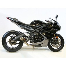 Competition Werkes GP Slip On Exhaust for the Triumph Daytona 675 / R (13-18)