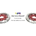 Alth 'Street' version SINGLE Front Brake Rotor for Bikes With Traction Control / ABS Alth 'Street' version SINGLE Front Brake Rotor for Bikes With Traction Control / ABS
