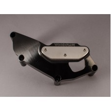 WOODCRAFT Yamaha FZ-07 (MT07) LHS Stator Cover Protector  Black Anodized  with Choice of Skid Plate (0247H)