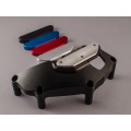WOODCRAFT Yamaha FZ-07 (MT07) LHS Stator Cover Protector  Black Anodized  with Choice of Skid Plate (0247H)
