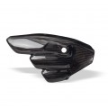 CNC Racing Carbon Fiber Exhaust Cover For MV Agusta F3, Brutale 675/800, Dragster, Rivale, and Stradale 800 (up to 2016)