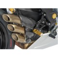 CNC Racing Carbon Fiber Exhaust Cover For MV Agusta F3, Brutale 675/800, Dragster, Rivale, and Stradale 800 (up to 2016)