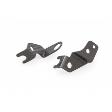 CNC Racing Carbon Fiber Front Reservoir Brackets for Ducati Monster 1200 / 937 and Streetfighter V4 / V2 CNC Racing Carbon Fiber Front Reservoir Brackets for Ducati Monster 1200 / 937 and Streetfighter V4 / V2