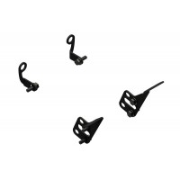 CNC Racing Mounting kit for Carbon Fiber GP Racing Front Brake Rotor Cooling Ducts For Ducati Monster 1100 Evo CNC Racing Mounting kit for Carbon Fiber GP Racing Front Brake Rotor Cooling Ducts For Ducati Monster 1100 Evo