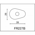 Rizoma Turn Signal Mounting Adapters Universal -FR227B Rizoma Turn Signal Mounting Adapters Universal -FR227B