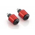 Rizoma Conical Bar End Caps For BMW K1300R, R1200R, S1000RR, Kawasaki Z750, Z900RS, and Z1000