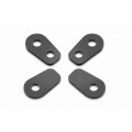 Rizoma Turn Signal Mounting Adapters For Triumph Street Twin and Ducati Monster 1200 / 821 (rear) - FR218B Rizoma Turn Signal Mounting Adapters For Triumph Street Twin and Ducati Monster 1200 / 821 (rear) - FR218B