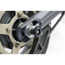 R&G Racing Rear Axle Sliders / Protectors for BMW G650 X Challenge all  G650 X Country all  G650 X Moto all Spool Style