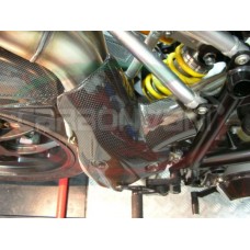 CARBONVANI - DUCATI 848 / 1098 & 1198 CARBON FIBER EXHAUST COLLECTOR GUARD FOR TERMIGNONI (2007-13) CARBONVANI - DUCATI 848 / 1098 & 1198 CARBON FIBER EXHAUST COLLECTOR GUARD FOR TERMIGNONI (2007-13)
