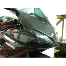 CARBONVANI - DUCATI 848 / 1098 & 1198 CARBON FIBER HEADLIGHT FAIRING - ROAD VERSION (2007-13)