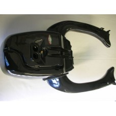 CARBONVANI - DUCATI 1098R CARBON FIBRE AIR BOX WITH DUCTS (2007-09)