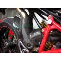 CARBONVANI - DUCATI 848 / 1098 & 1198 CARBON FIBER EXHAUST COLLECTOR GUARD FOR TERMIGNONI (2007-13) CARBONVANI - DUCATI 848 / 1098 & 1198 CARBON FIBER EXHAUST COLLECTOR GUARD FOR TERMIGNONI (2007-13)