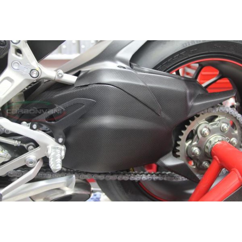CARBONVANI DUCATI 1199 PANIGALE CARBON FIBER SWINGARM COVER