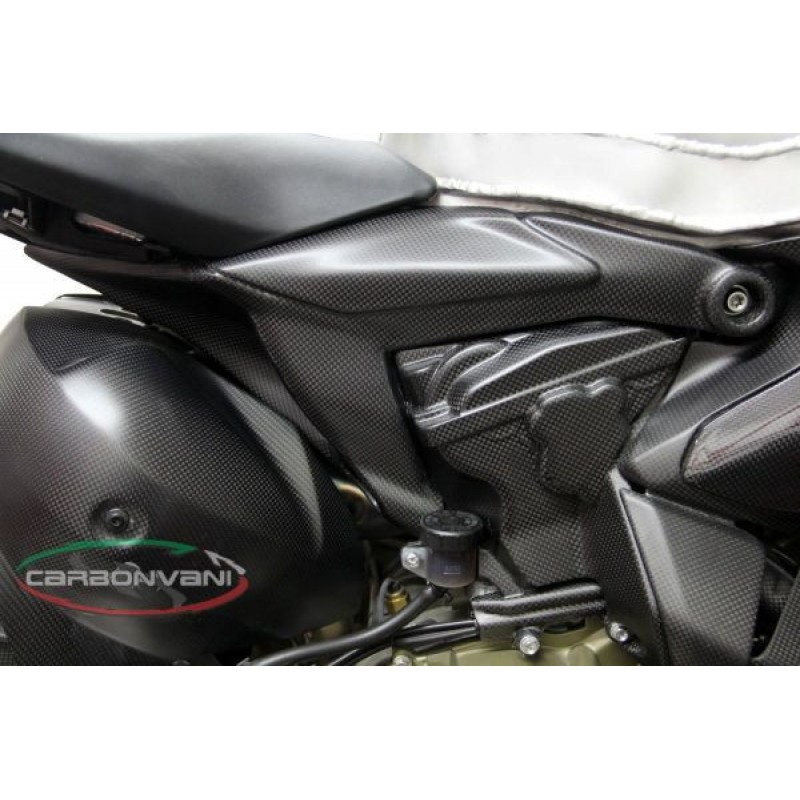 CARBONVANI DUCATI 1199 PANIGALE CARBON FIBER SUBFRAME COVERS