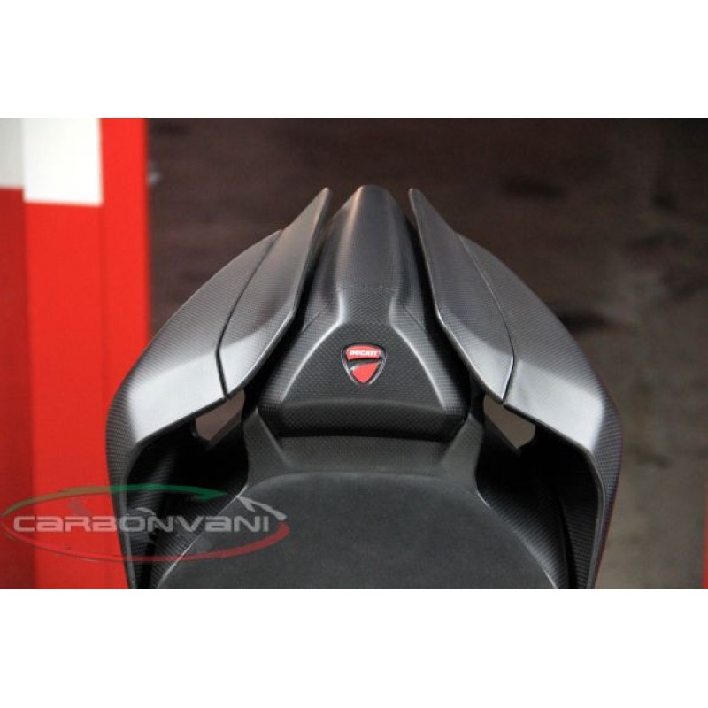 CARBONVANI DUCATI 1199 PANIGALE CARBON FIBER SOLO SEAT COWL (TAIL TOP)