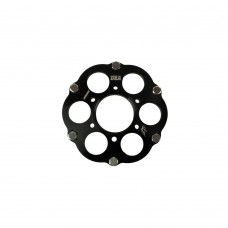 Driven Racing Large 6 Hole Quick change Sprocket Carrier for Ducati Panigale (all), Supersport, Streetfighter V4/V2, and Monster 1200