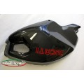 CARBONVANI - DUCATI MONSTER M1100 / M796 / M696 CARBON FIBER RH FUEL TANK SIDE PANEL WITH FRAME AND MESH - OLD CARBONVANI - DUCATI MONSTER M1100 / M796 / M696 CARBON FIBER RH FUEL TANK SIDE PANEL WITH FRAME AND MESH - OLD