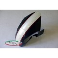 CARBONVANI - DUCATI MONSTER M696 / M796 / M1100 CARBON FIBER FRONT MUDGUARD OE style DUCATI CORSE (Red/White/Red)