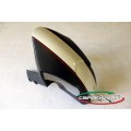CARBONVANI - DUCATI MONSTER M696 / M796 / M1100 CARBON FIBER FRONT MUDGUARD OE style DUCATI CORSE (Red/White/Red)