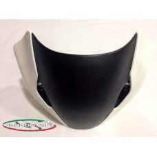 CARBONVANI - DUCATI 2017+ MONSTER 821 / 1200 WHITE & CARBON FIBER HEADLIGHT FAIRING