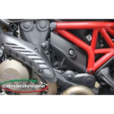 CARBONVANI - DUCATI MONSTER 821 / 1200 CARBON FIBER TIMING BELT COVER KIT - UPPER AND LOWER