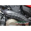 CARBONVANI - DUCATI MONSTER 821 / 1200 CARBON FIBER EXHAUST COLLECTOR GUARD KIT (3 PIECES) CARBONVANI - DUCATI MONSTER 821 / 1200 CARBON FIBER EXHAUST COLLECTOR GUARD KIT (3 PIECES)