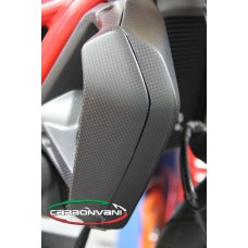 CARBONVANI - DUCATI 2017+ MONSTER 821 / 1200 CARBON FIBER WATER COOLER KIT - (3 PIECES)