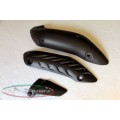 CARBONVANI - DUCATI MONSTER 821 / 1200 CARBON FIBER EXHAUST COLLECTOR GUARD KIT (3 PIECES) CARBONVANI - DUCATI MONSTER 821 / 1200 CARBON FIBER EXHAUST COLLECTOR GUARD KIT (3 PIECES)